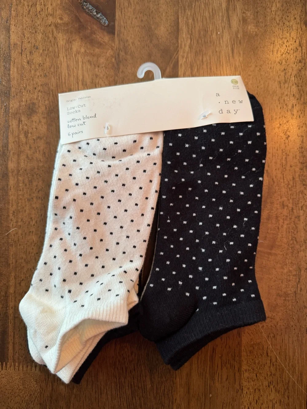 Bundle: new day Floral, Stripe, Polka Dot Socks - 9 Pairs Total